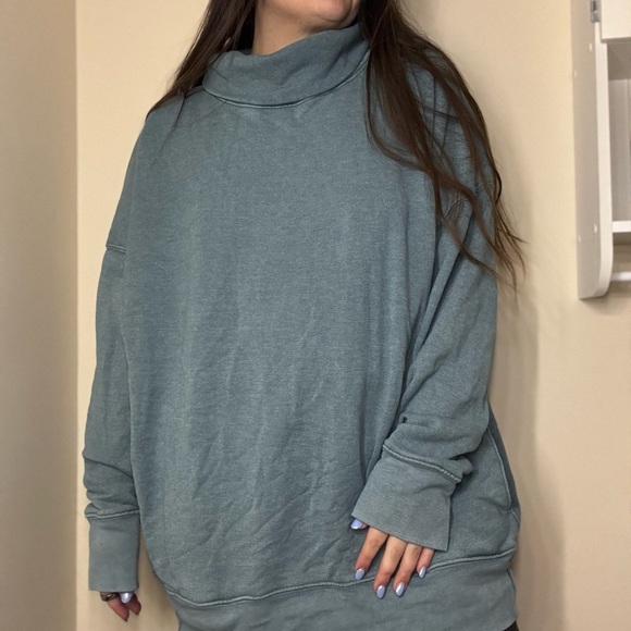 Blue turtle neck sweater - size XXL - Picture 2 of 3